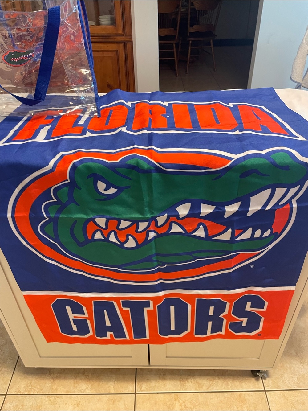 Florida Gators Large Team Flag - Orange and Blue